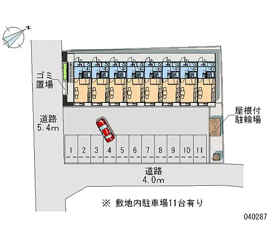 ★手数料０円★名護市大南２丁目　月極駐車場（LP）